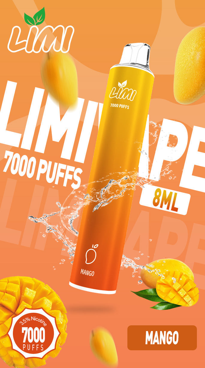 LIMI拋棄式7000口 一次性電子霧化棒