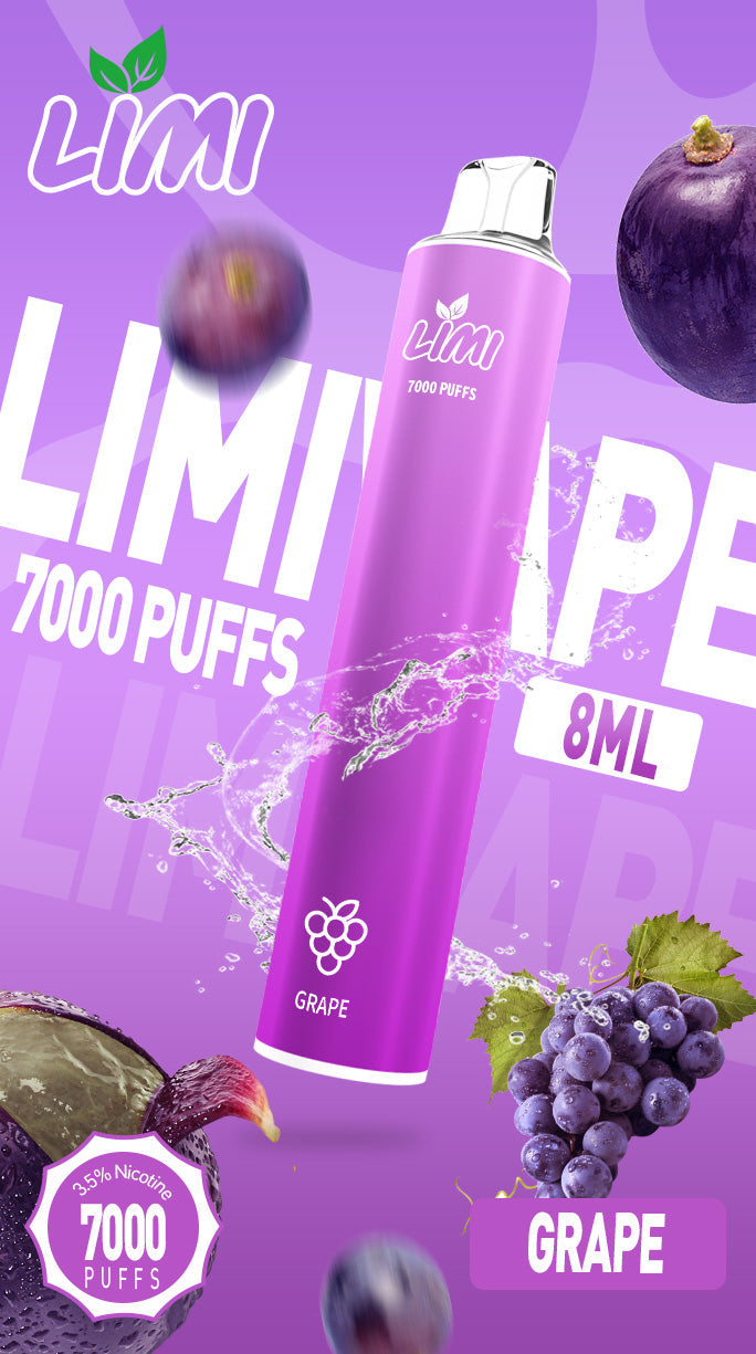 LIMI拋棄式7000口 一次性電子霧化棒