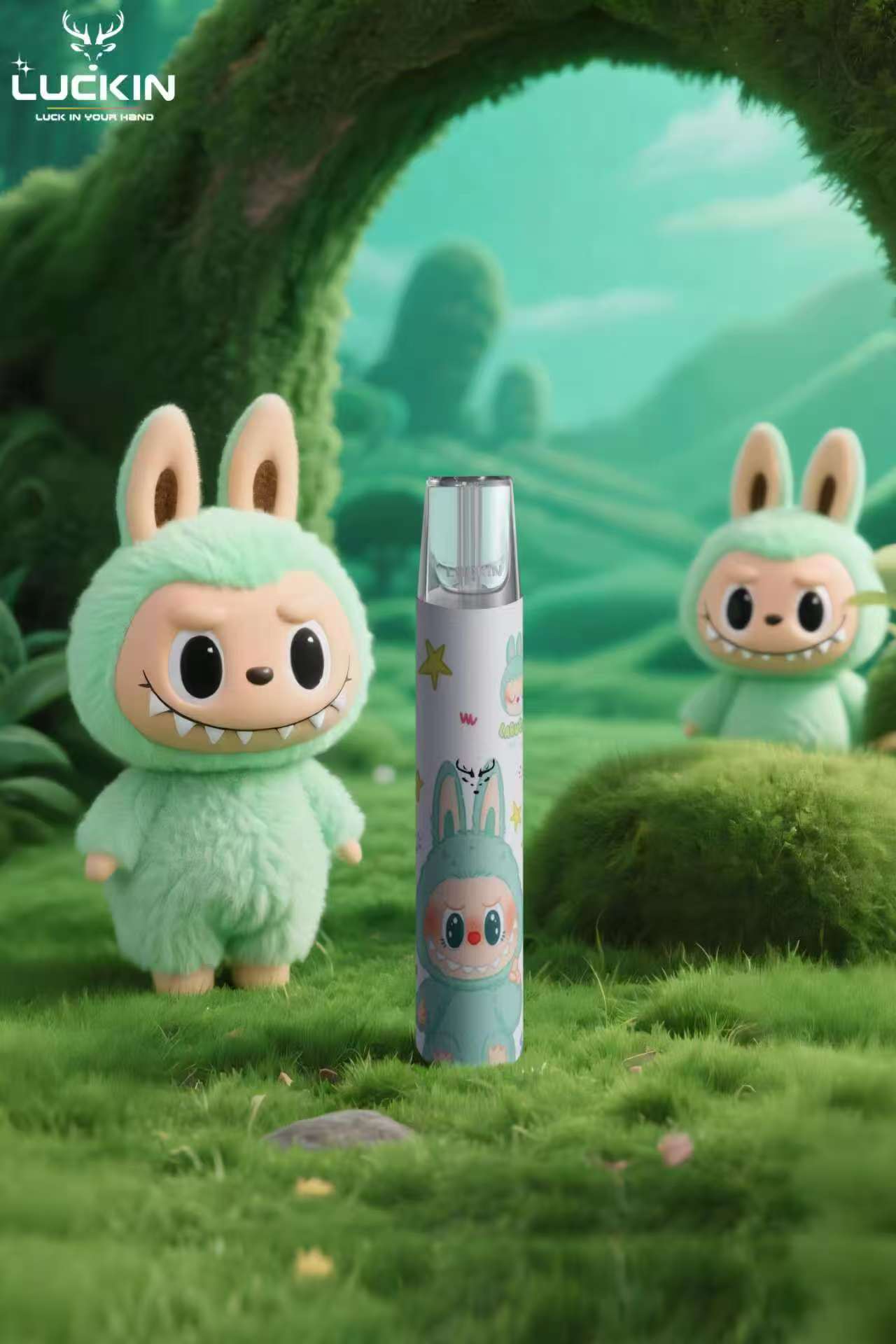 Labubu X LUCKIN 幸運主機 聯名限量款 一代通用