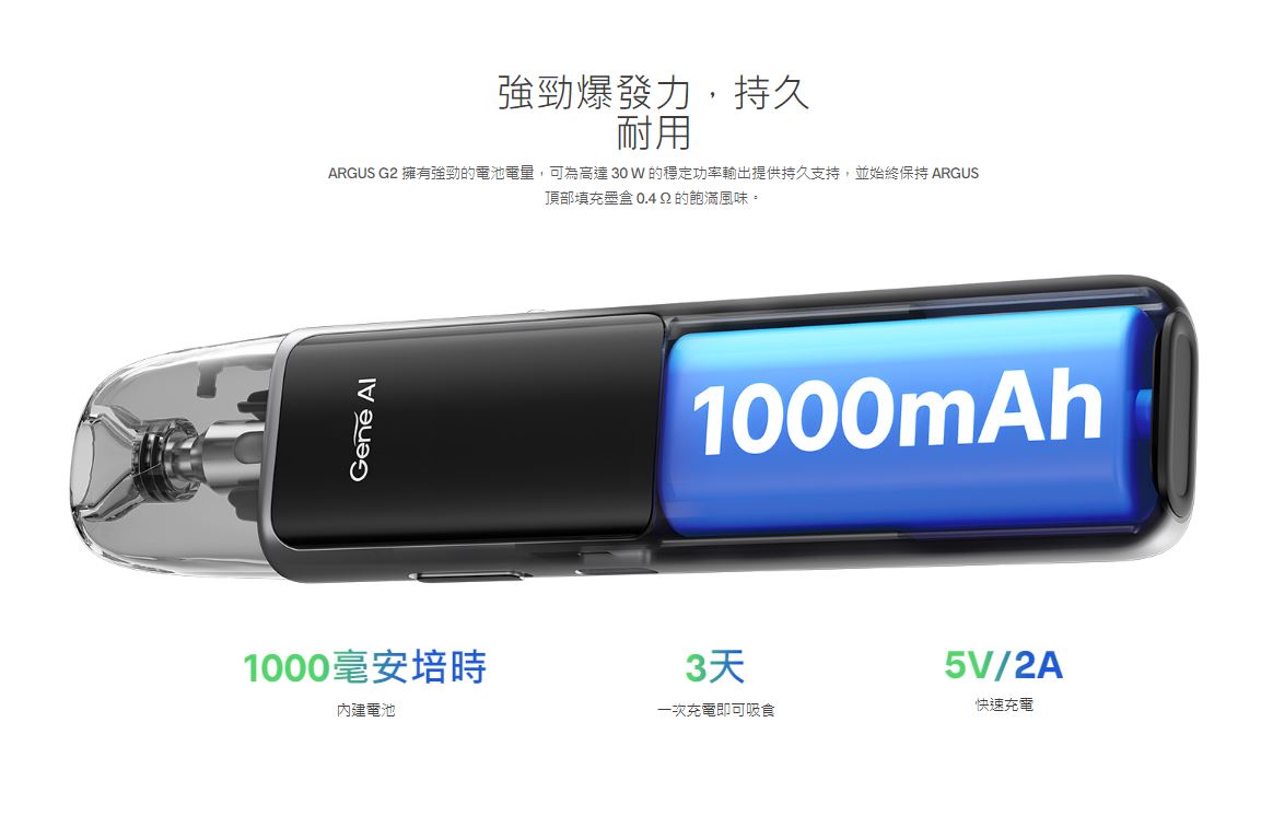 VOOPOO ARGUS阿格斯G2 注油主機套裝 30W
