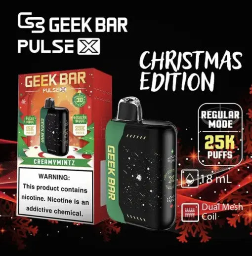 美國 GEEK BAR Pulse X 25000口拋棄式 雙模式調節 3D熒幕
