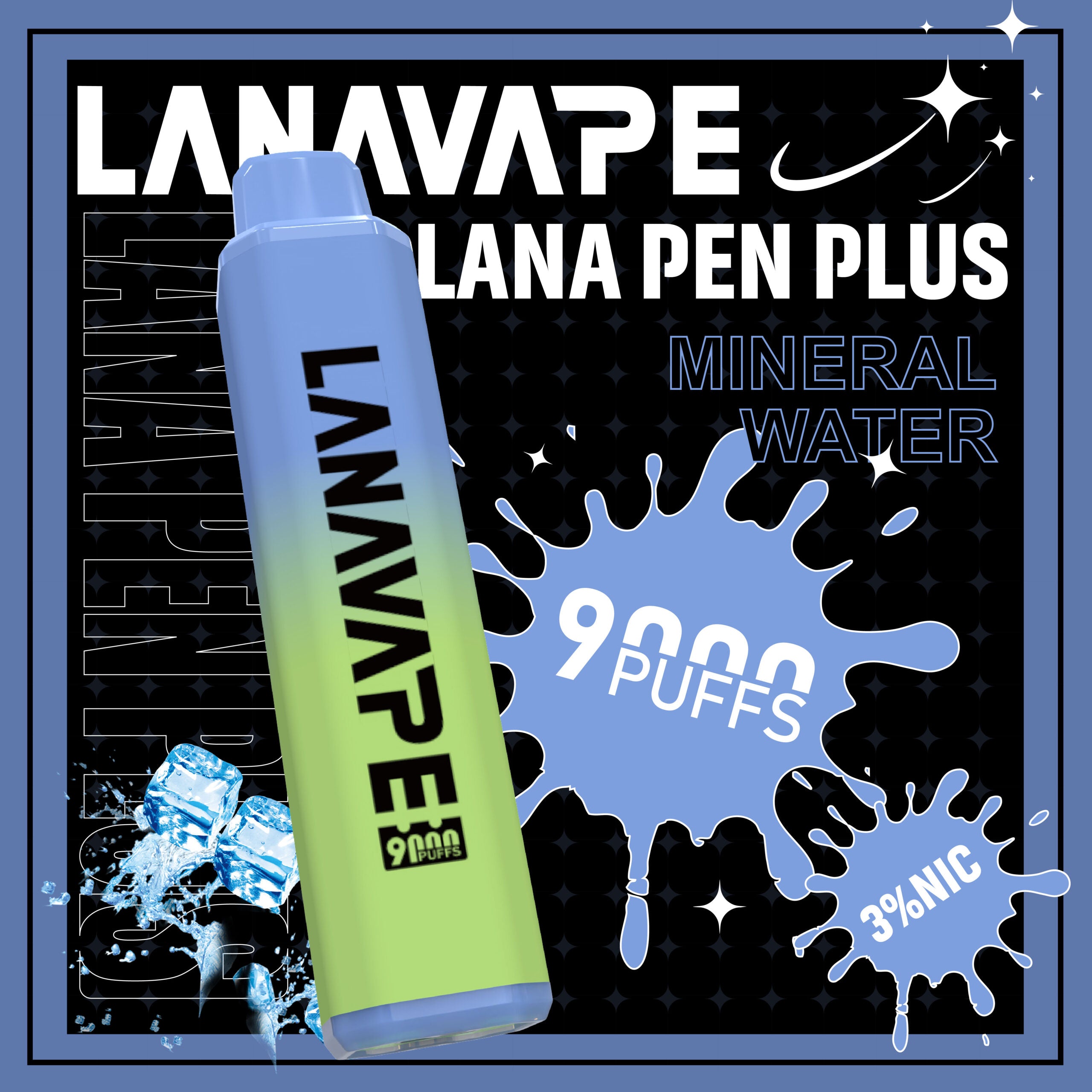 LANA拋棄式9000口 一次性電子煙 持久續航